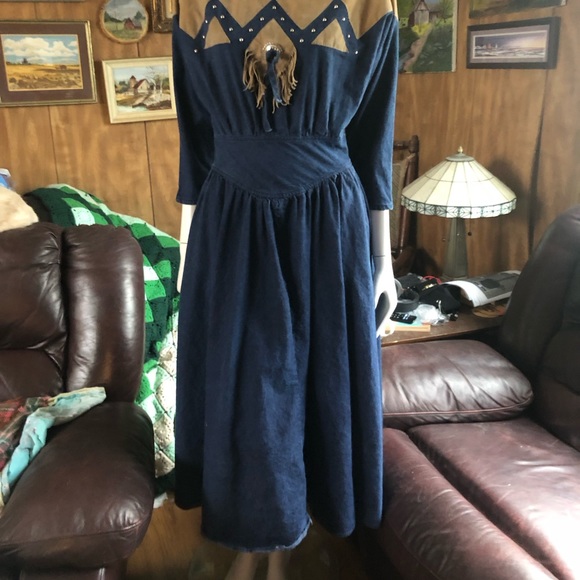 Vintage Roper Western Style Dress - Picture 4 of 10